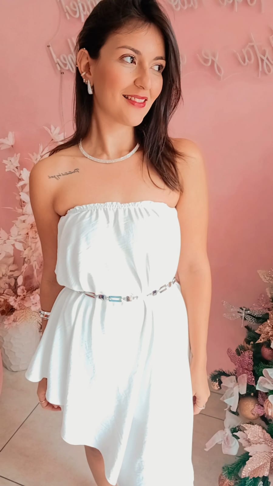 Macaquinho tomara que caia com bojo -  Branco.