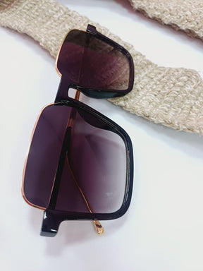 Óculos de Sol aviador modificado lente fume