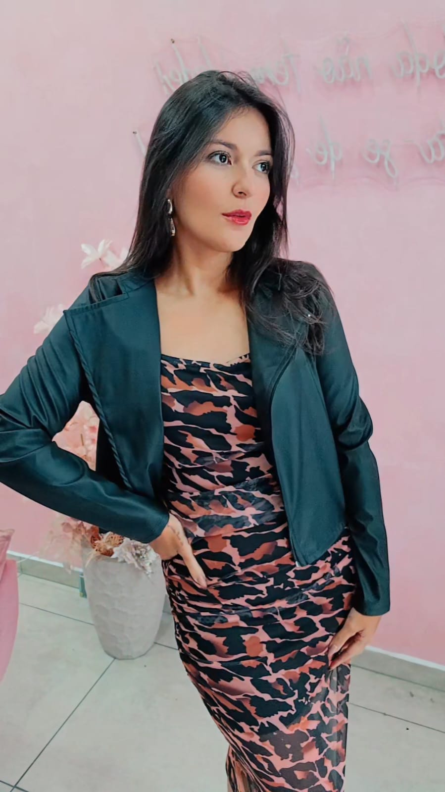 Jaqueta coro eco, manga comprida com ziper