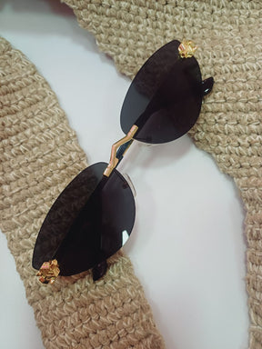 Óculos de Sol meia lua sem armação