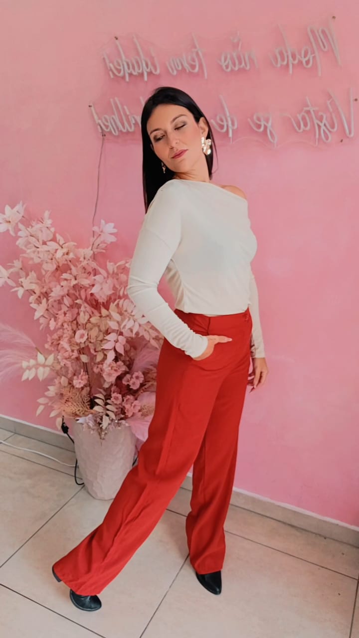 Blusa Ombro a Ombro Nude em Malha Texturizada