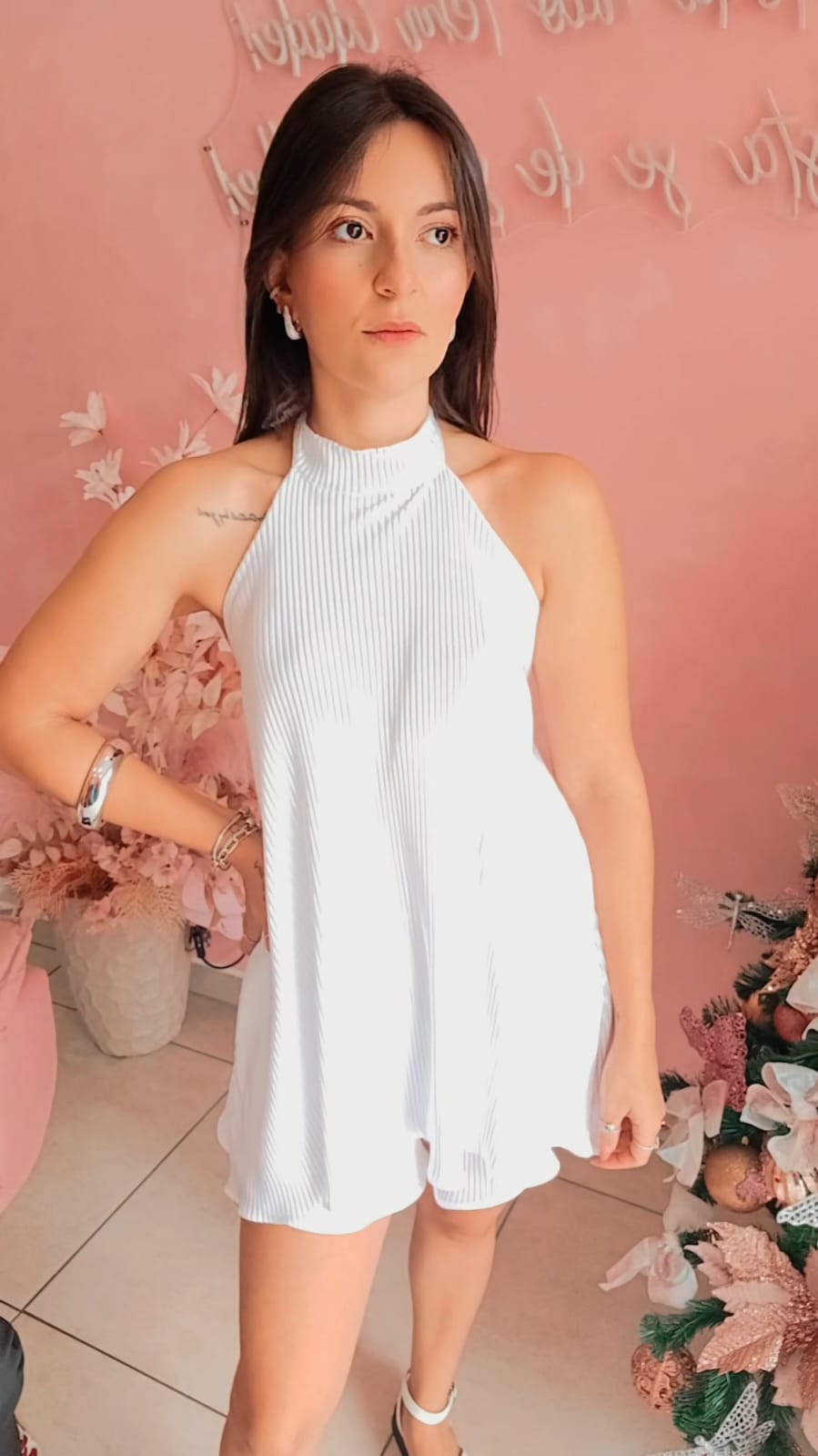 Macaquinho frente única com bojo - branco