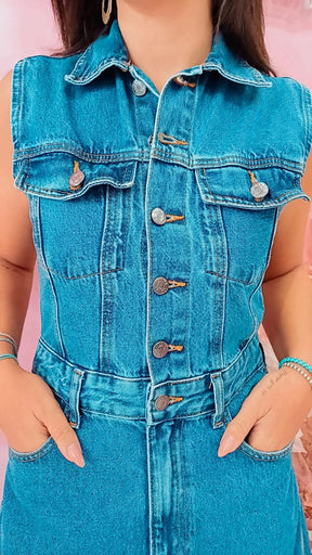 Vestido Mid Jeans