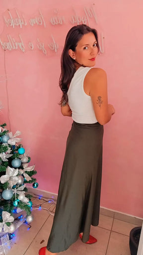 Saia Envelope Visco linho