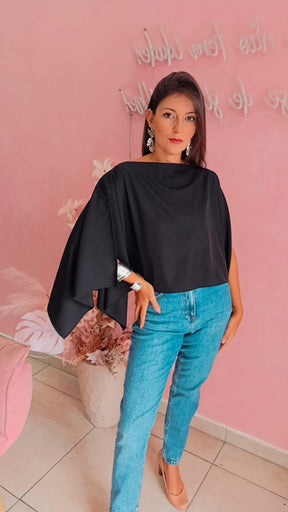 Blusa Capa multiformas